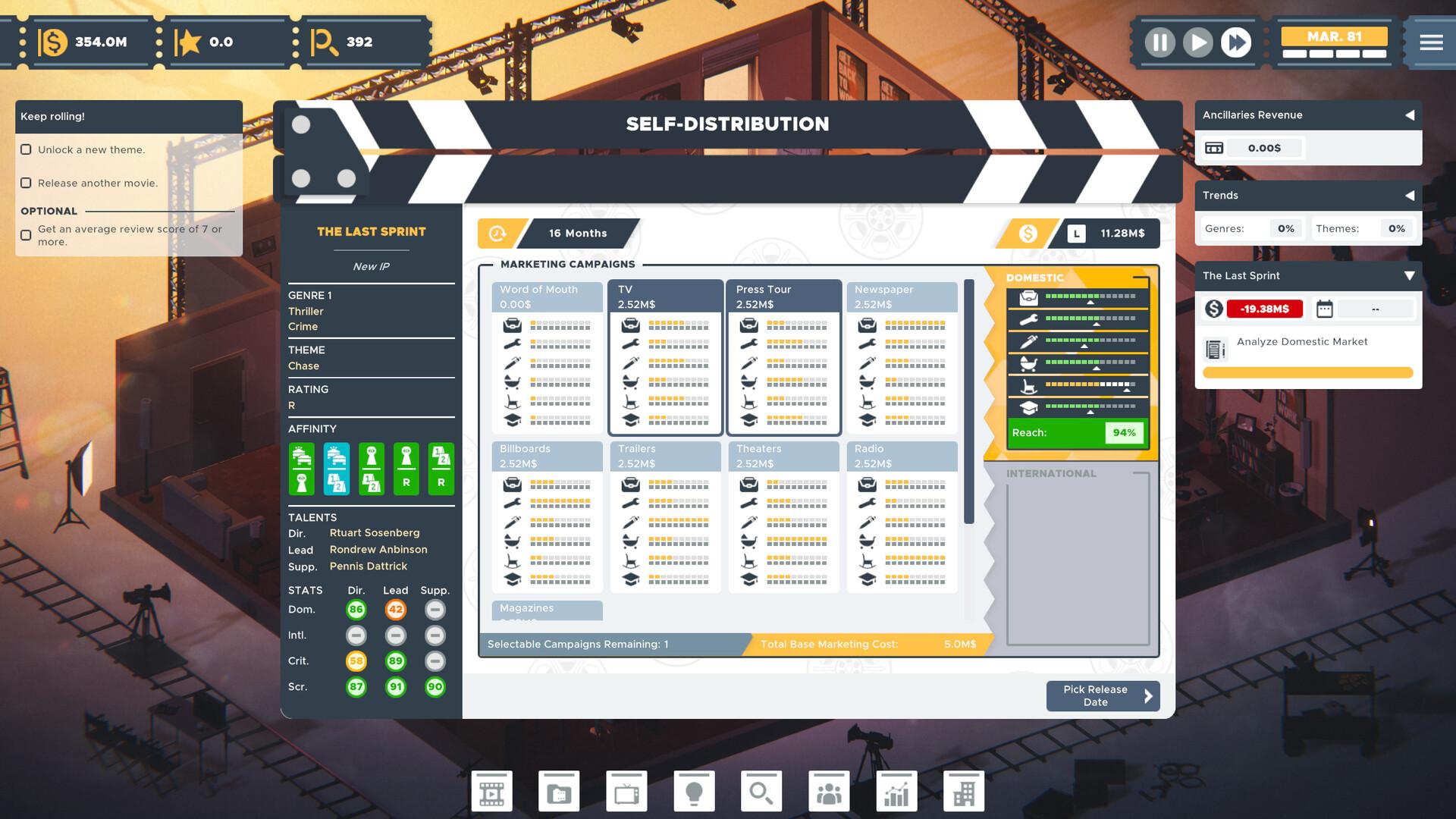 The Executive Movie Industry Tycoon اوروبي بي سي ستيم حساب