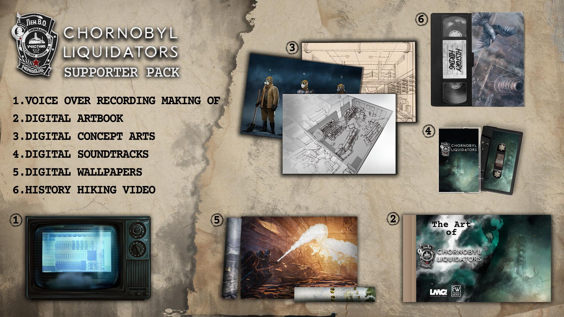 Chornobyl Liquidators & Supporter Pack حزمة بي سي ستيم كود رقمي