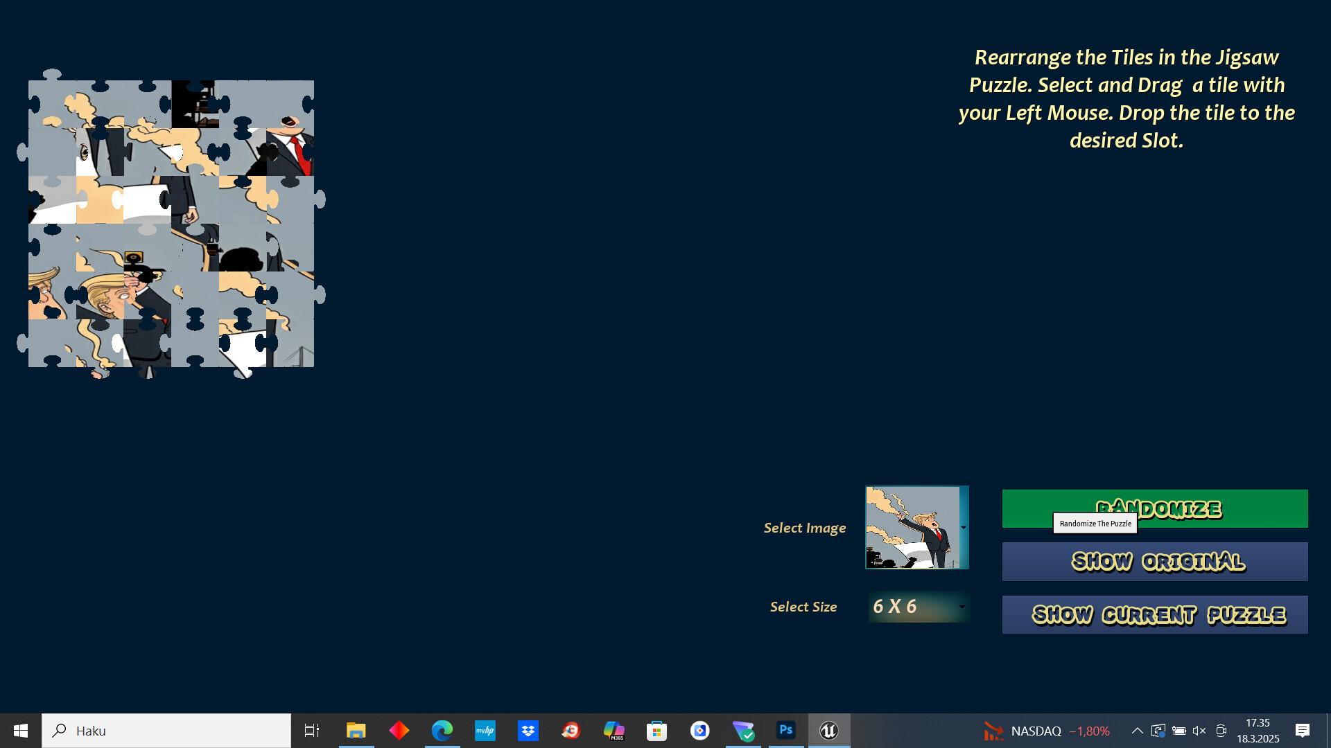 Trump Jigsaw بي سي ستيم كود رقمي