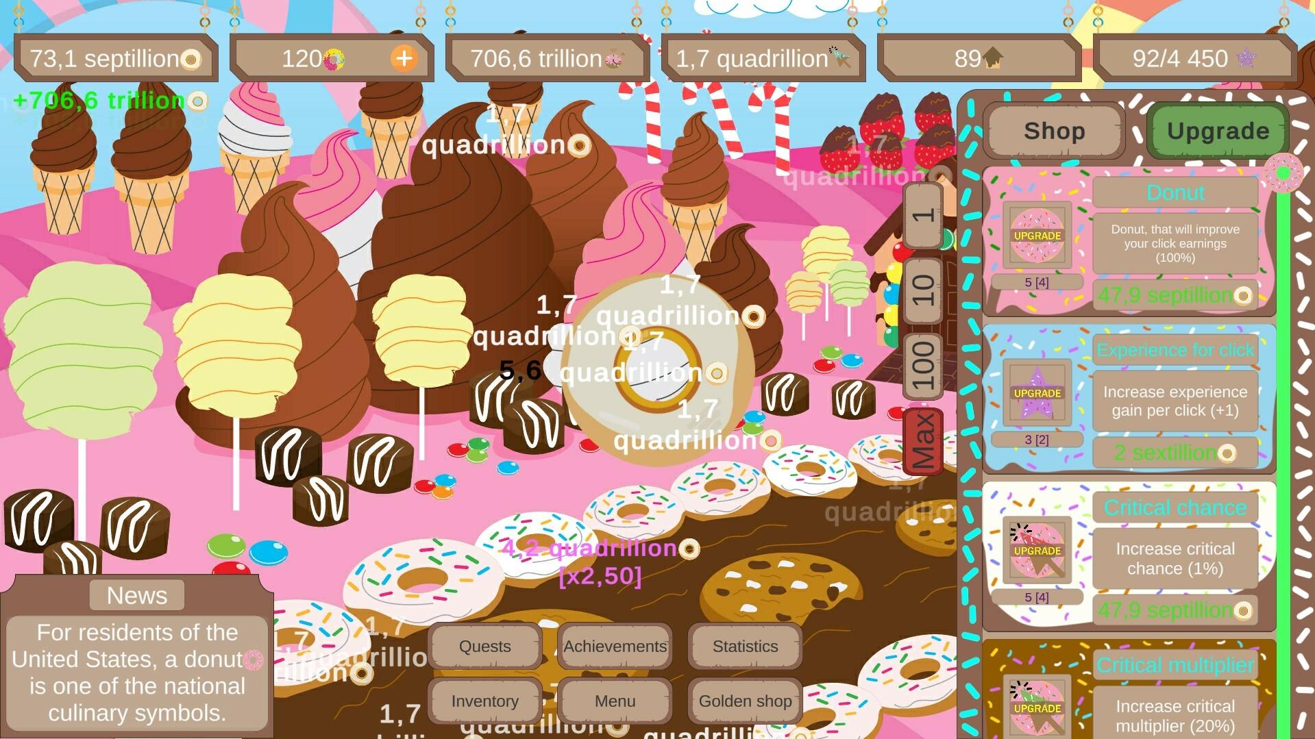 Donut Land Clicker بي سي ستيم كود رقمي