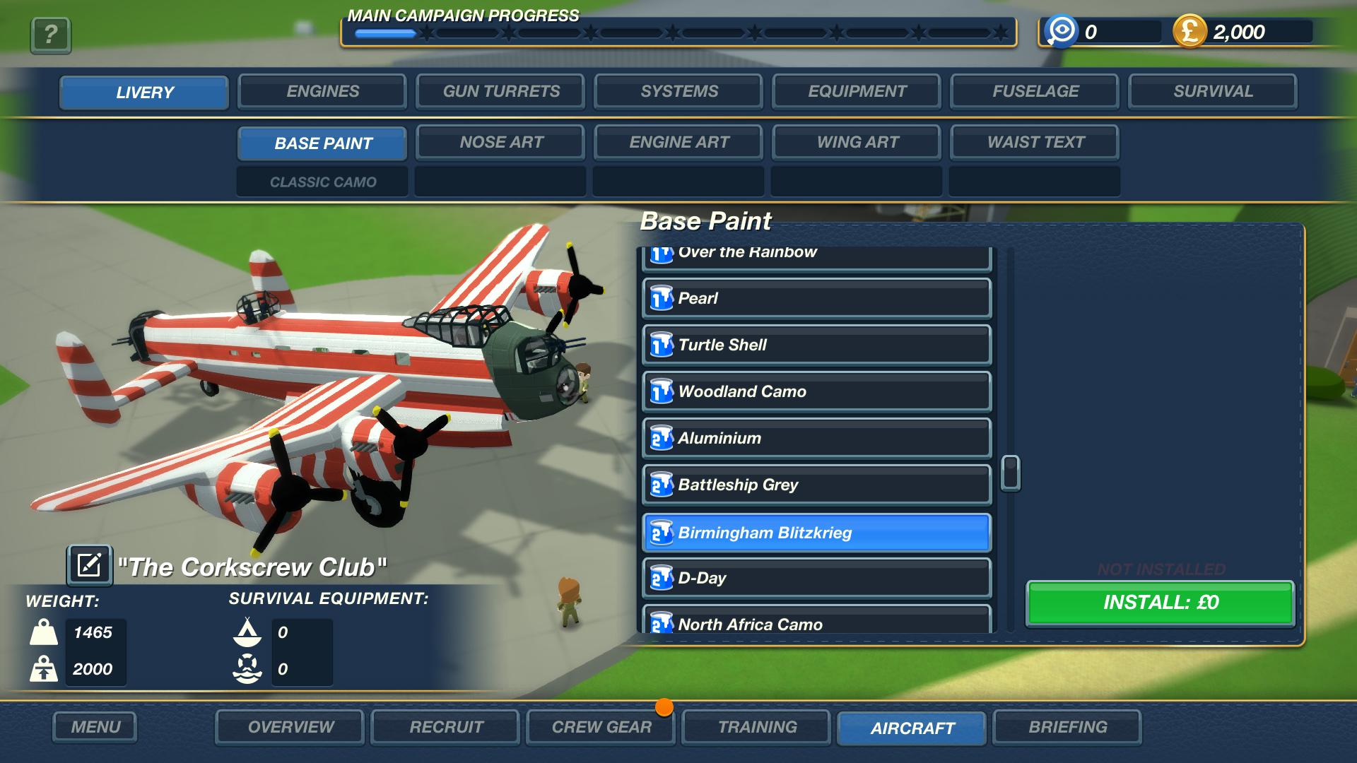 Bomber Crew - Skin Pack 2 DLC بي سي ستيم كود رقمي
