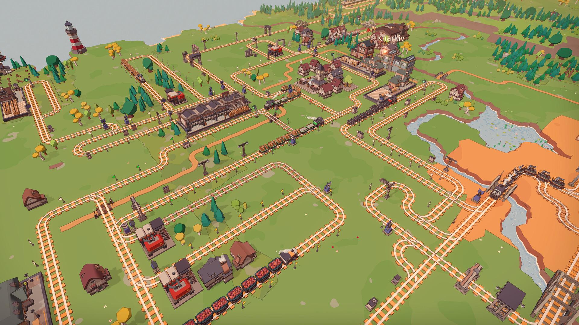 Super Loco World: Cozy Train Automation اوروبي بي سي ستيم كود رقمي