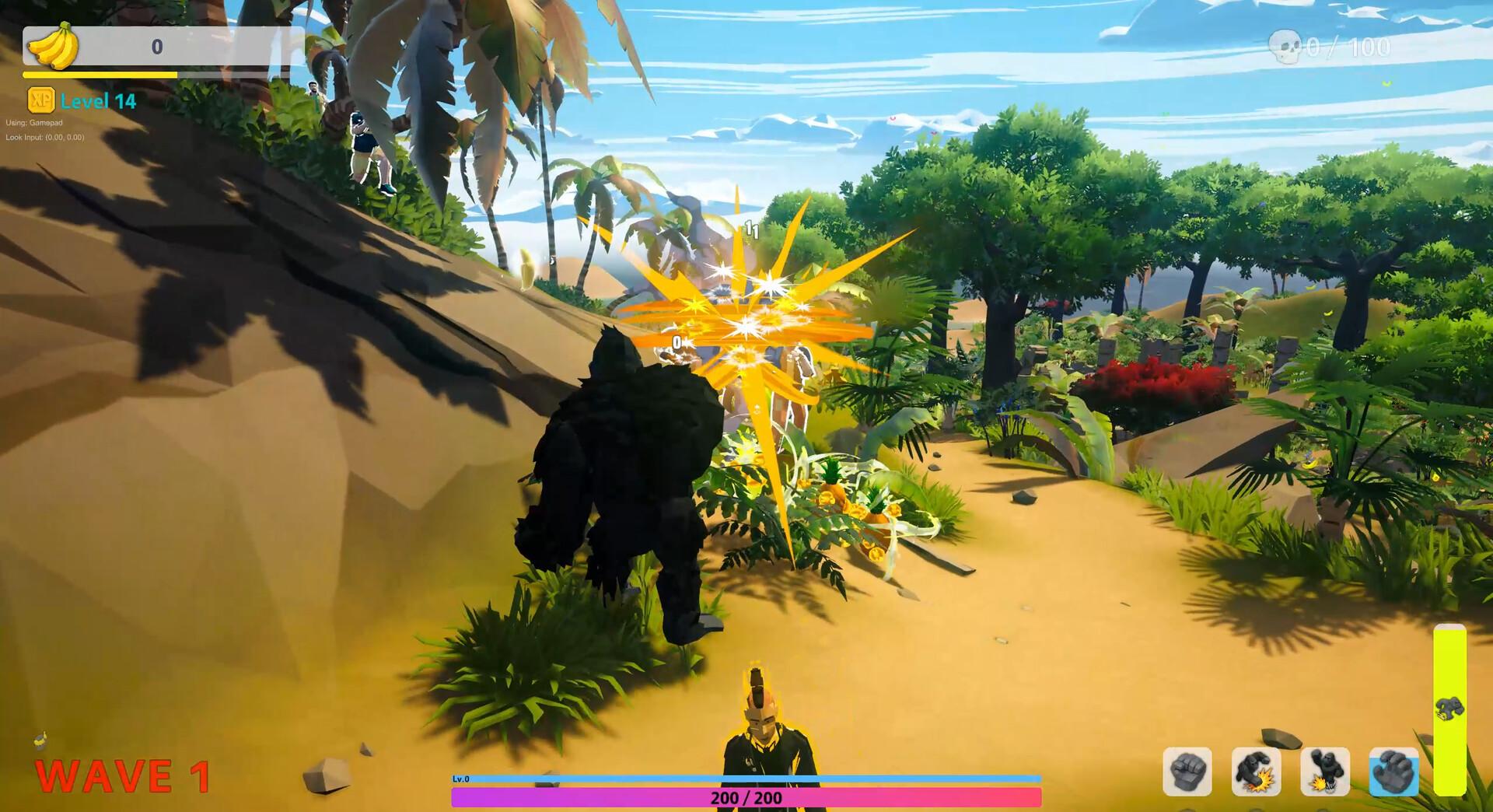 The Showdown: Gorilla Vs 100 بي سي ستيم كود رقمي