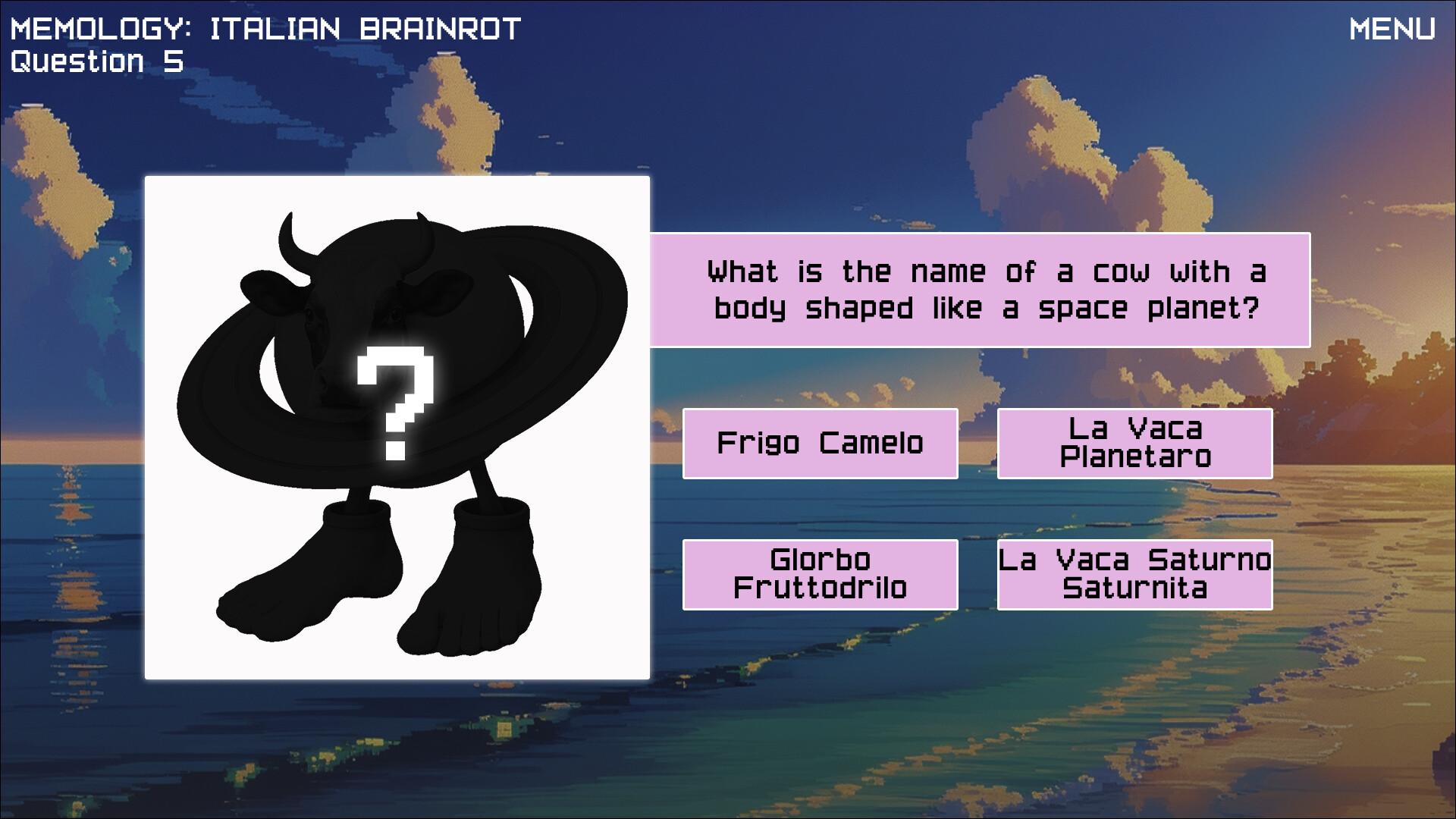 MEMOLOGY: الإيطالية BRAINROT بي سي ستيم كود رقمي