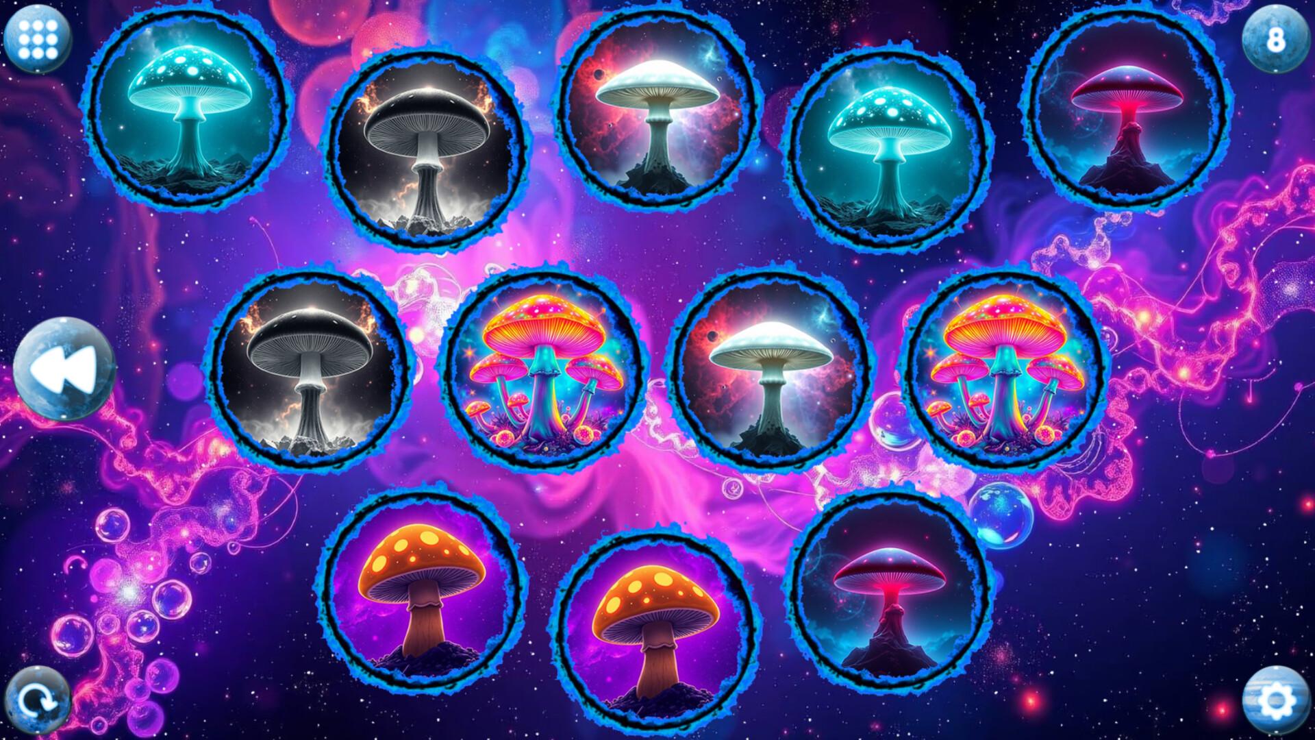 Space Memory Mushrooms بي سي ستيم كود رقمي