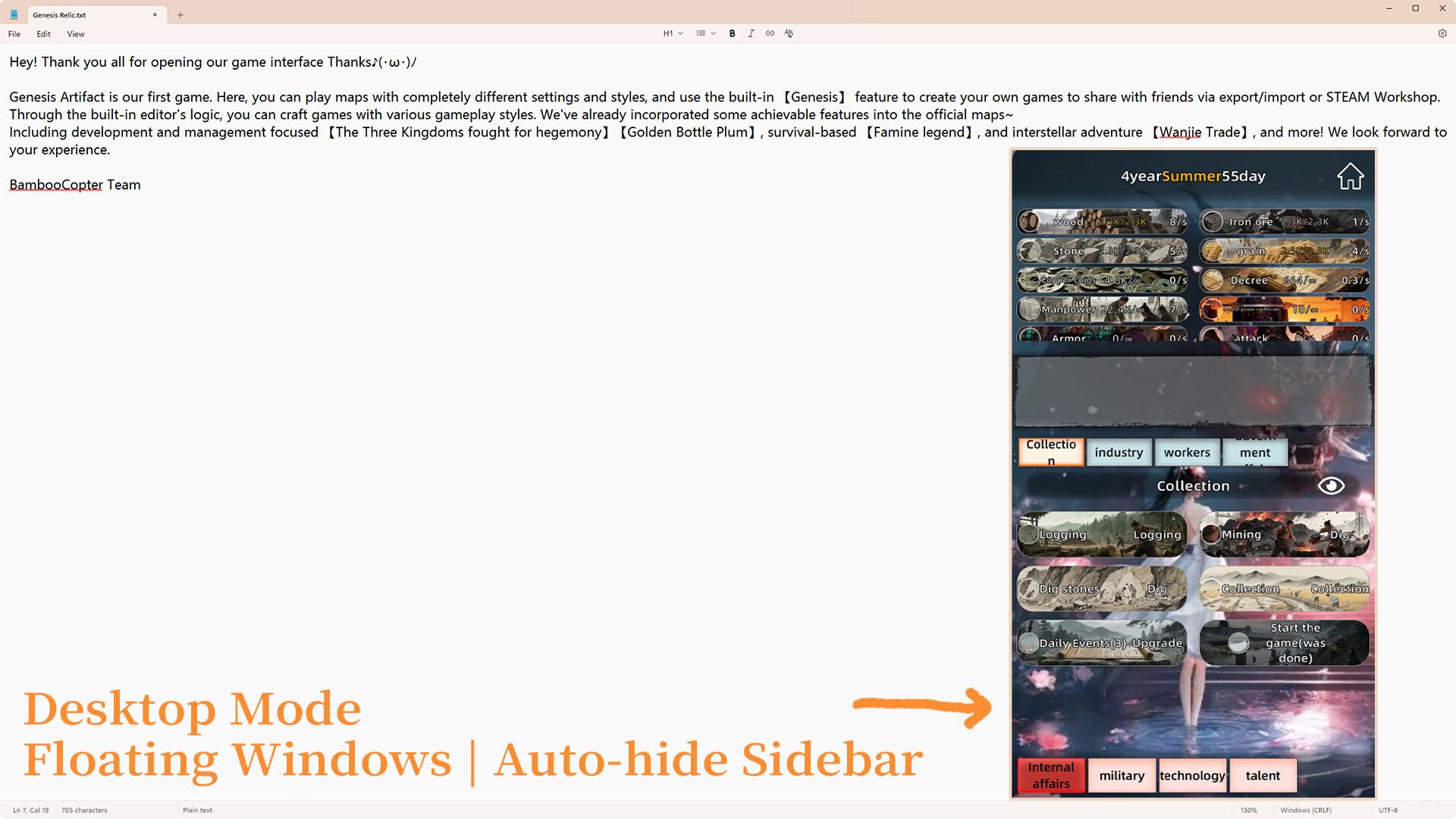 Genesis Relic: Idle Sandbox Simulator بي سي ستيم كود رقمي