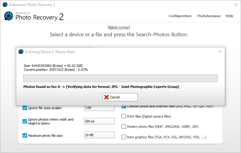 Ashampoo Photo Recovery 2 Activation مفتاح