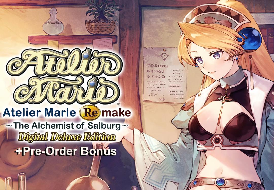 Atelier Marie Remake: The Alchemist Of Salburg اصدار نسخة الديلوكس + طلب مسبق Bonus DLC ستيم كود رقمي