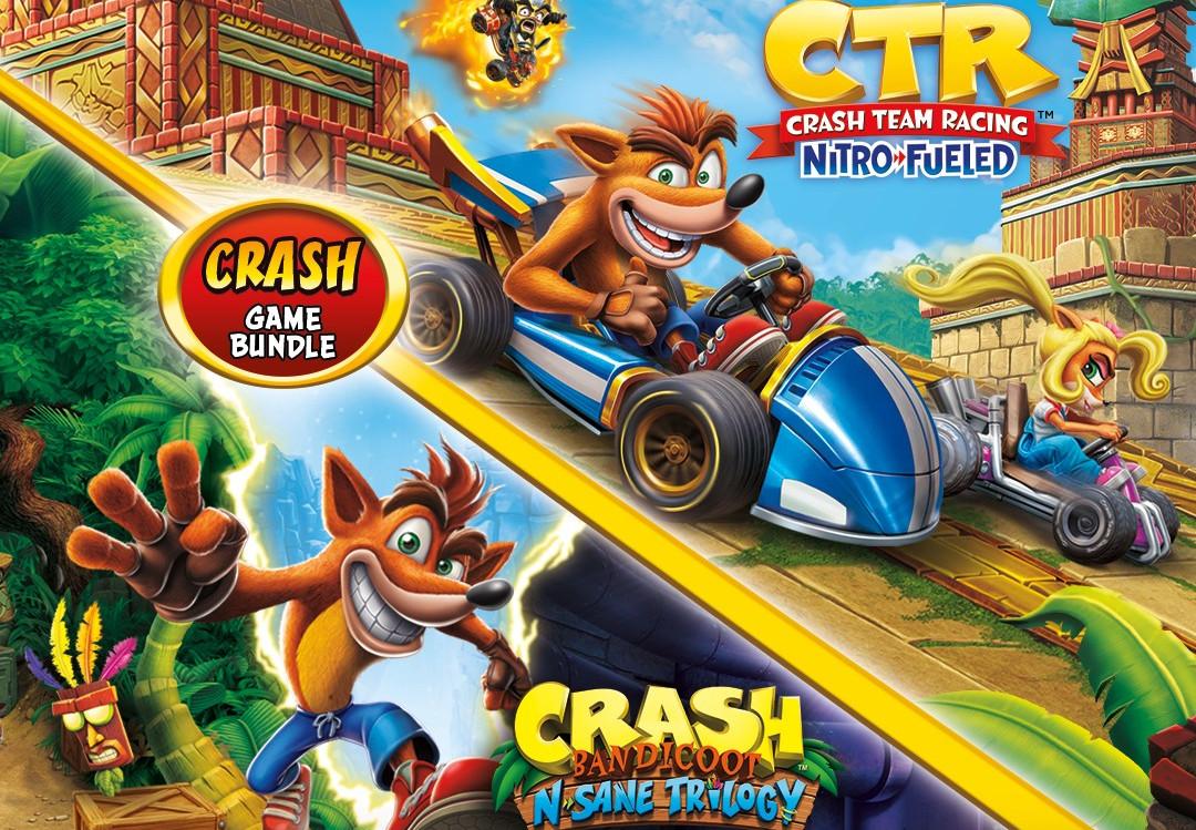 Crash Bandicoot حزمة - N. Sane Trilogy + CTR Nitro-Fueled ارجنتيني اكسبوكس 1 / إكس بوكس سيريس X|S كود رقمي