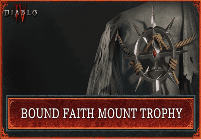 Diablo IV - Bound Faith Mount Trophy DLC أمريكا الشمالية باتل.نت كود رقمي