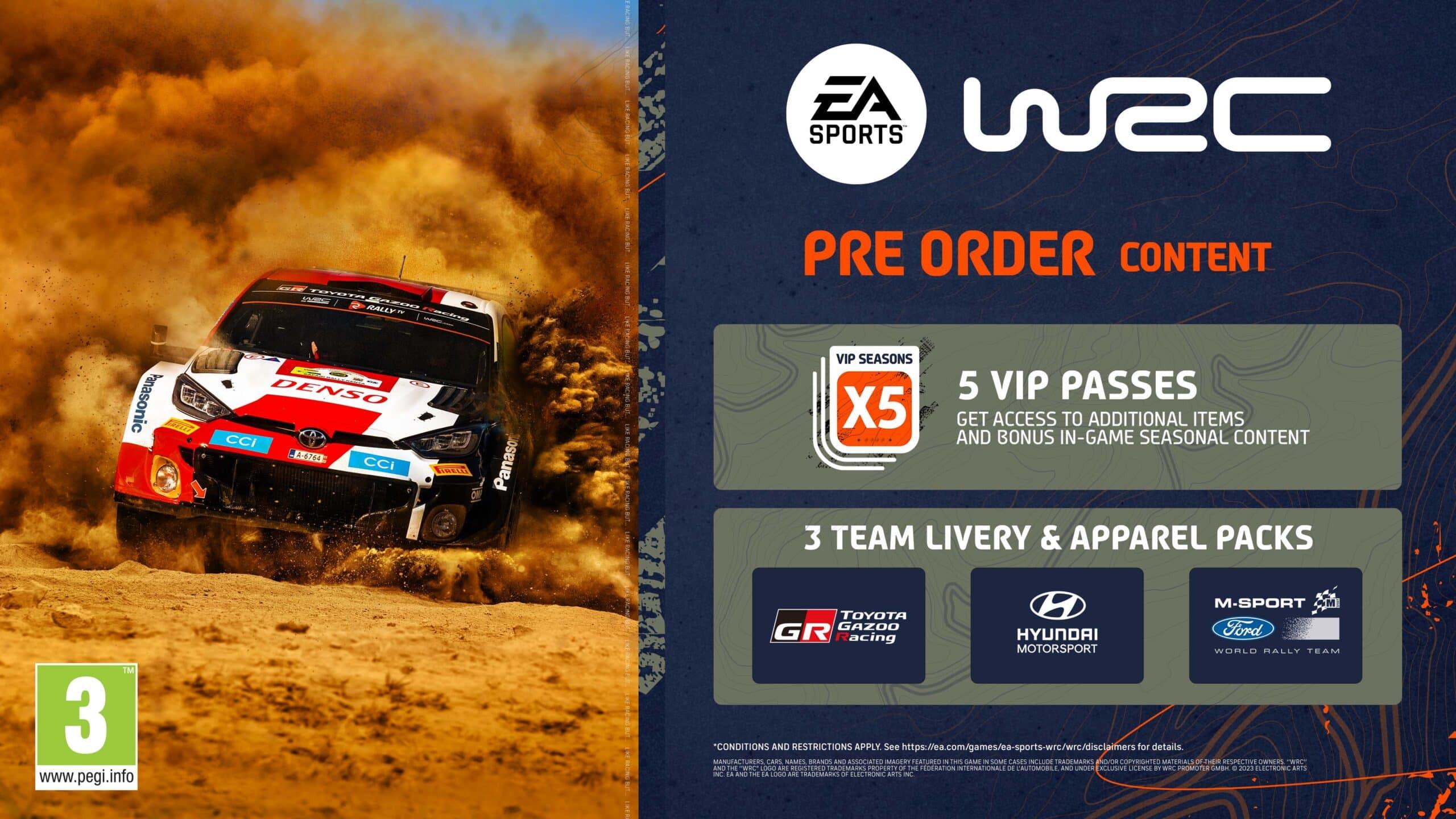 EA Sports WRC 23 - طلب مسبق Bonus DLC اوروبي بلايستيشن 4/بلايستيشن 5 كود رقمي