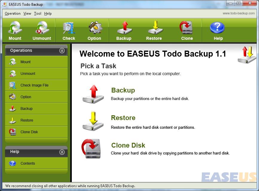 EaseUS ToDo Backup Home 10.0 (1PC) كود رقمي