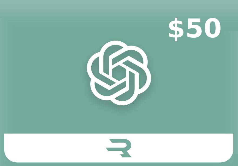 Rewarble ChatGPT $50 هدية بطاقة امريكي