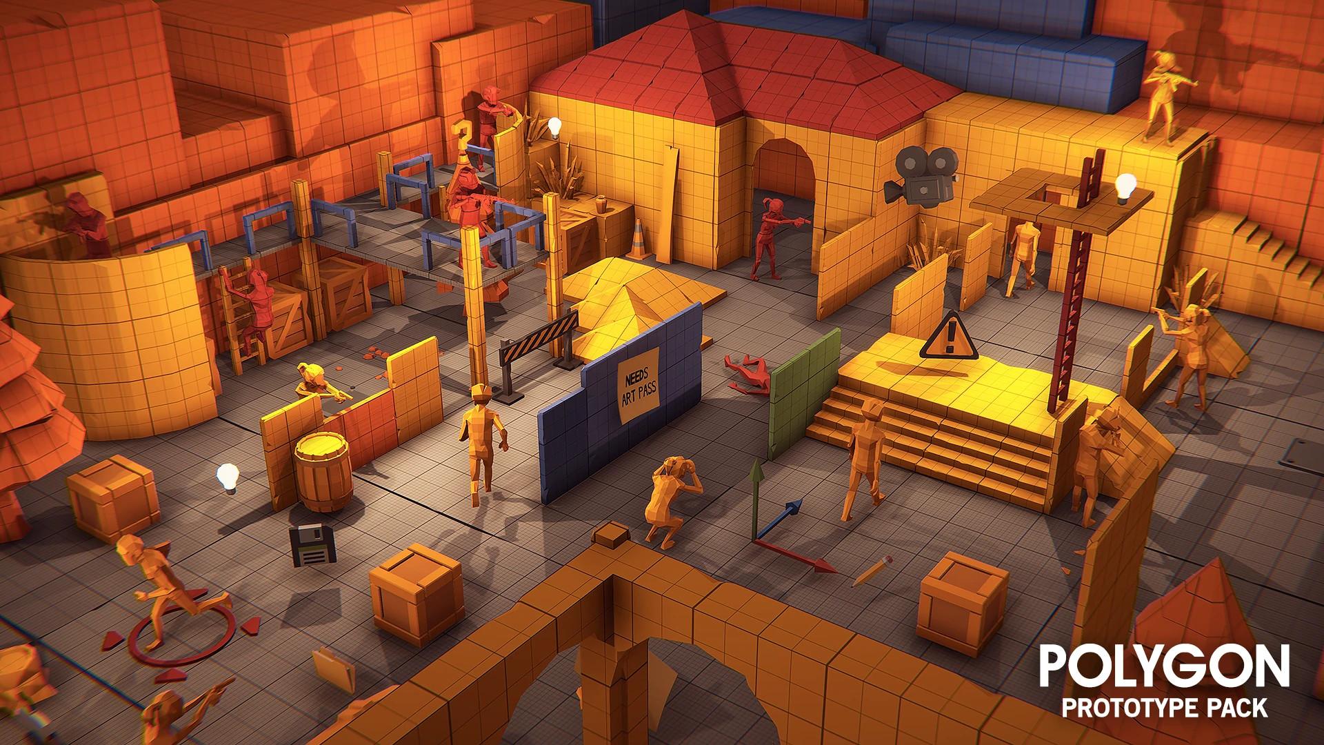 Polygon - Farm, City + Prototype حزمة Digital Download كود رقمي