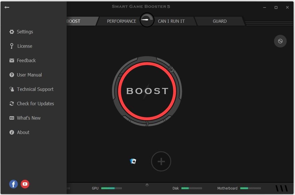 Smart Game Booster 5 مفتاح (1 سنه / 1 جهاز)