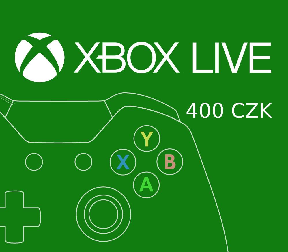XBOX Live CZK 400 Prepaid Card CZ