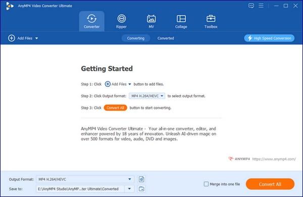 AnyMP4 Video Converter اولتمت مفتاح (1 سنه / 1 بي سي)
