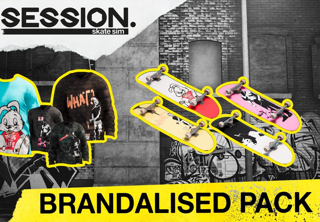 Session: Skate Sim - Brandalised Pack DLC ستيم كود رقمي