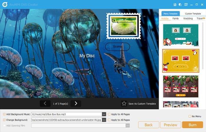AnyMP4 DVD Creator كود رقمي (1 سنه / 1 بي سي)