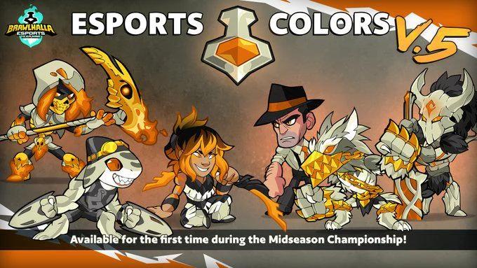 Brawlhalla - Esports Colors V5 Skin DLC كود رقمي