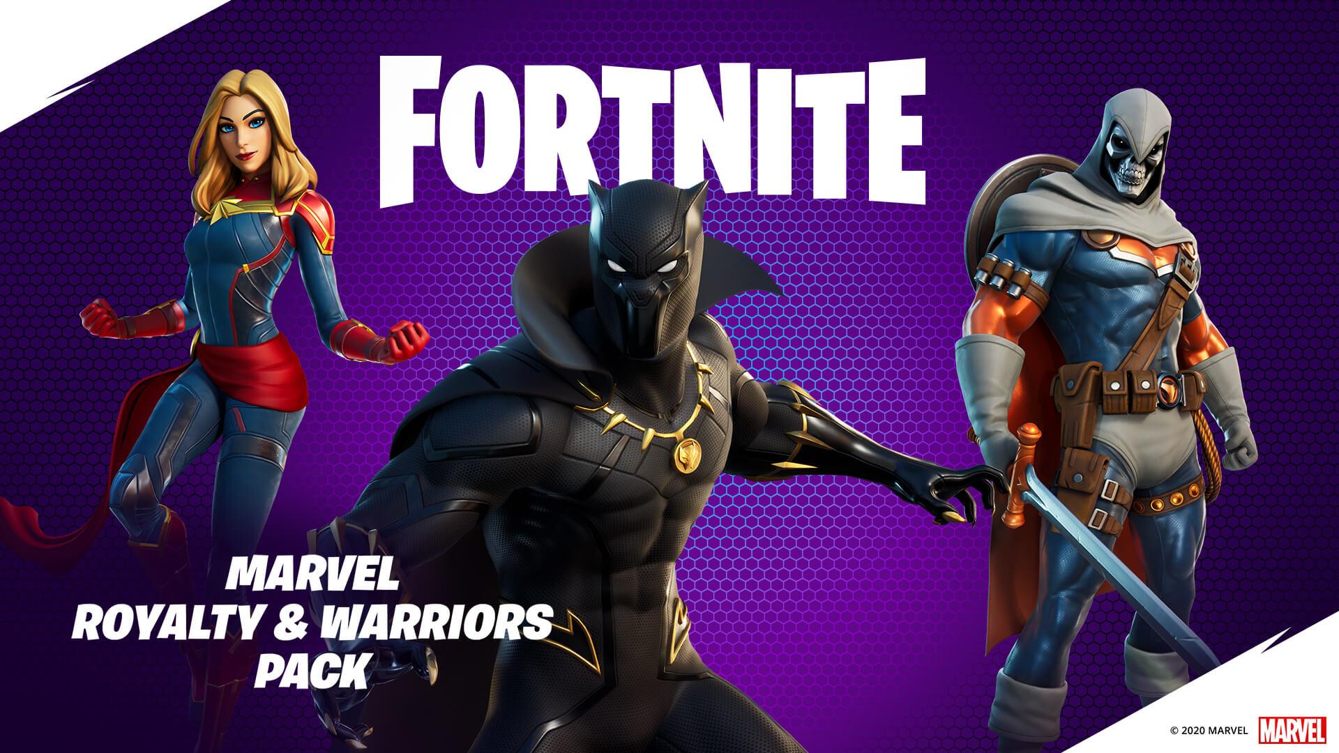 Fortnite - Marvel: Royalty & Warriors Pack اوروبي اكسبوكس 1/ إكس بوكس سيريس X كود رقمي