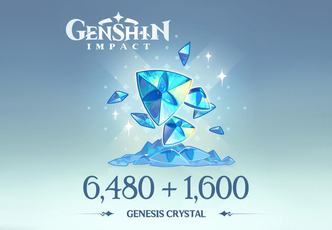 Genshin Impact - 6,480 + 1,600 Genesis Crystals GalaxyLink Voucher