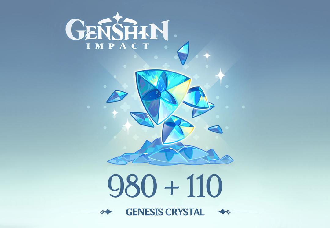Genshin Impact - 980+110 Genesis Crystals Redeemcodeonline.Com Voucher