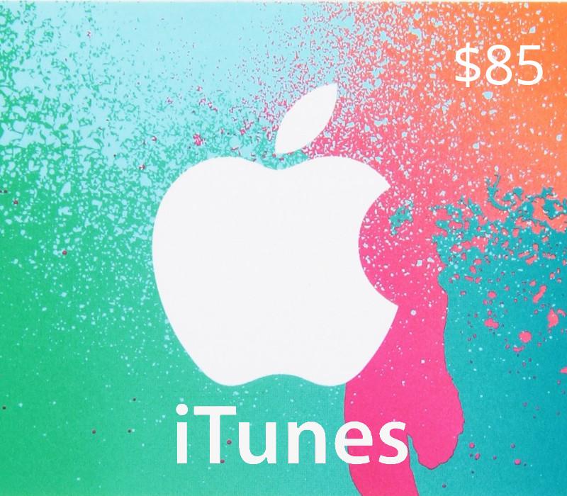 iTunes USD 85 Card US