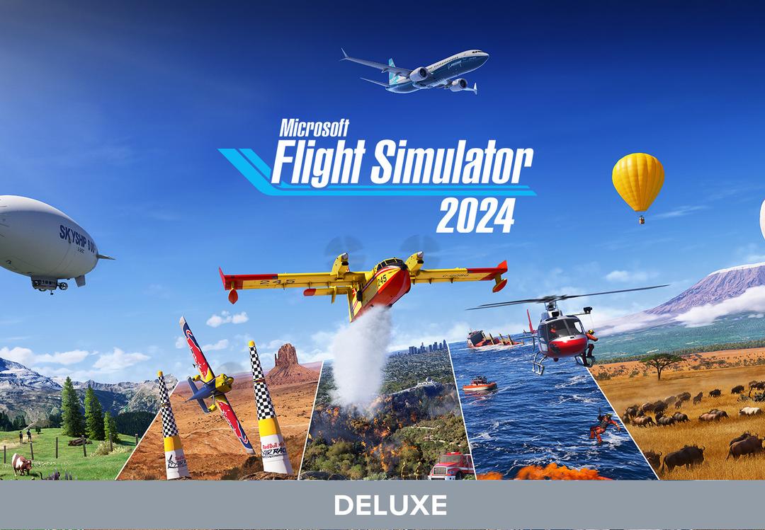 Microsoft Flight Simulator 2024 اصدار الديلوكس بي سي ستيم حساب