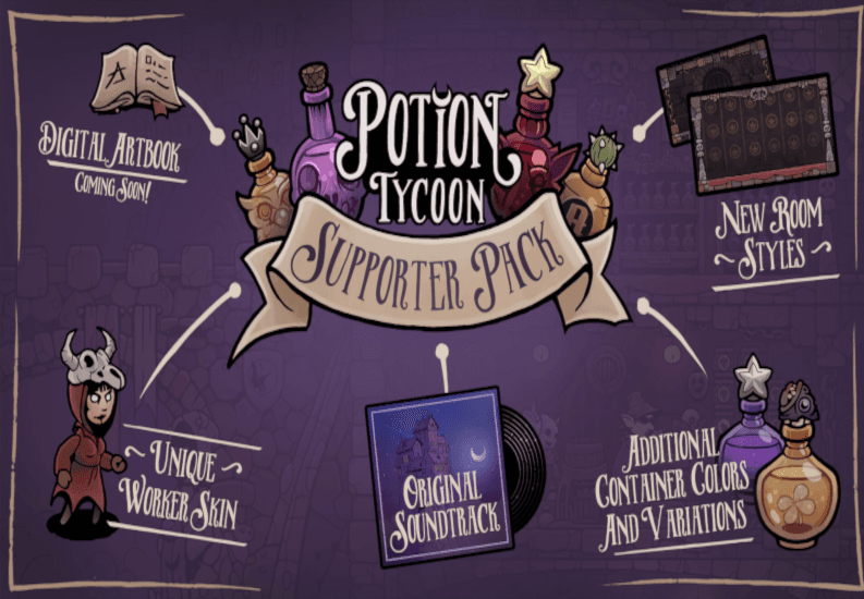Potion Tycoon - Supporter Pack DLC ستيم كود رقمي
