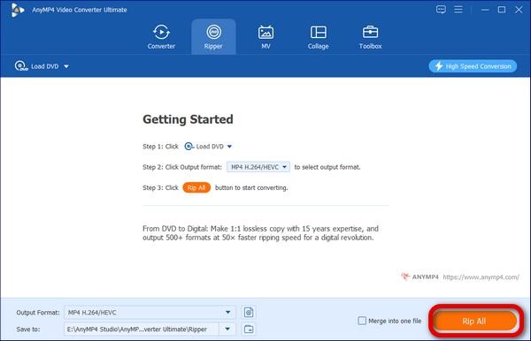 AnyMP4 Video Converter اولتمت مفتاح (1 سنه / 1 بي سي)