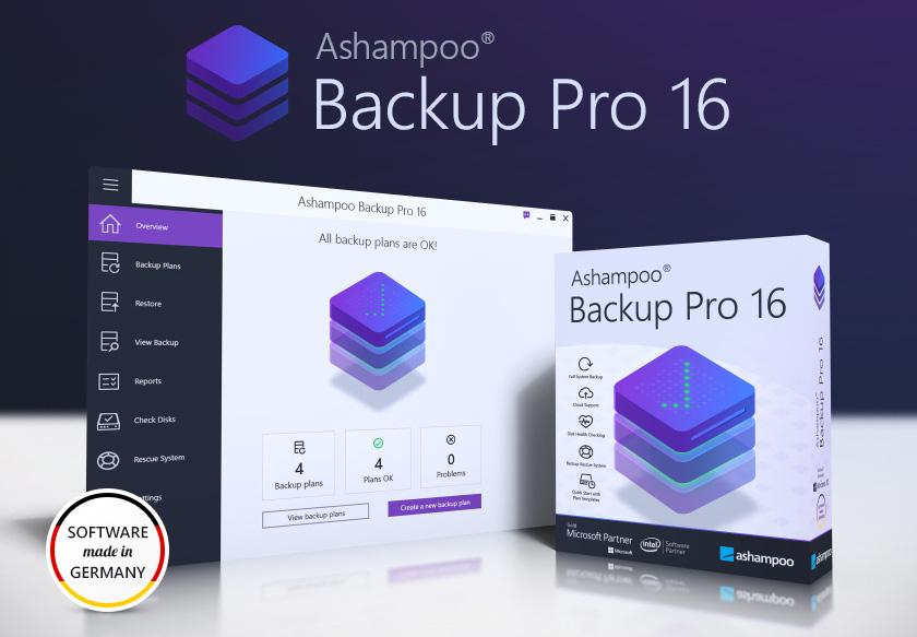 Ashampoo Backup Pro 16 مفتاح