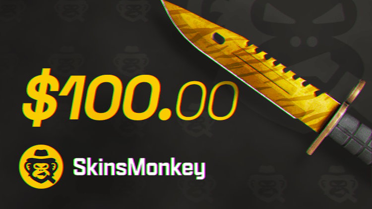 SkinsMonkey 100 USD هدية بطاقة