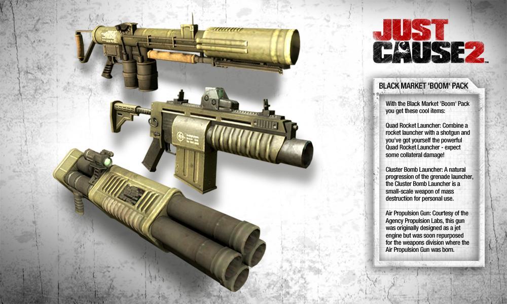 Just Cause 2 - Black Market Boom Pack DLC ستيم هدية