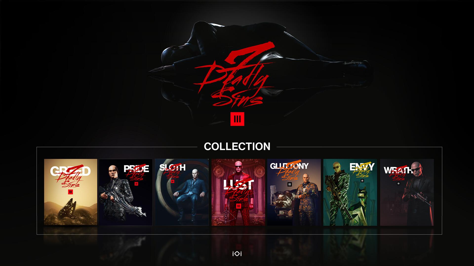 HITMAN 3 - Seven Deadly Sins Collection DLC اوروبي بي سي ستيم كود رقمي