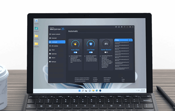 Ashampoo WinOptimizer 25 مفتاح (2 اجهزة كمبيوتر مكتبي)